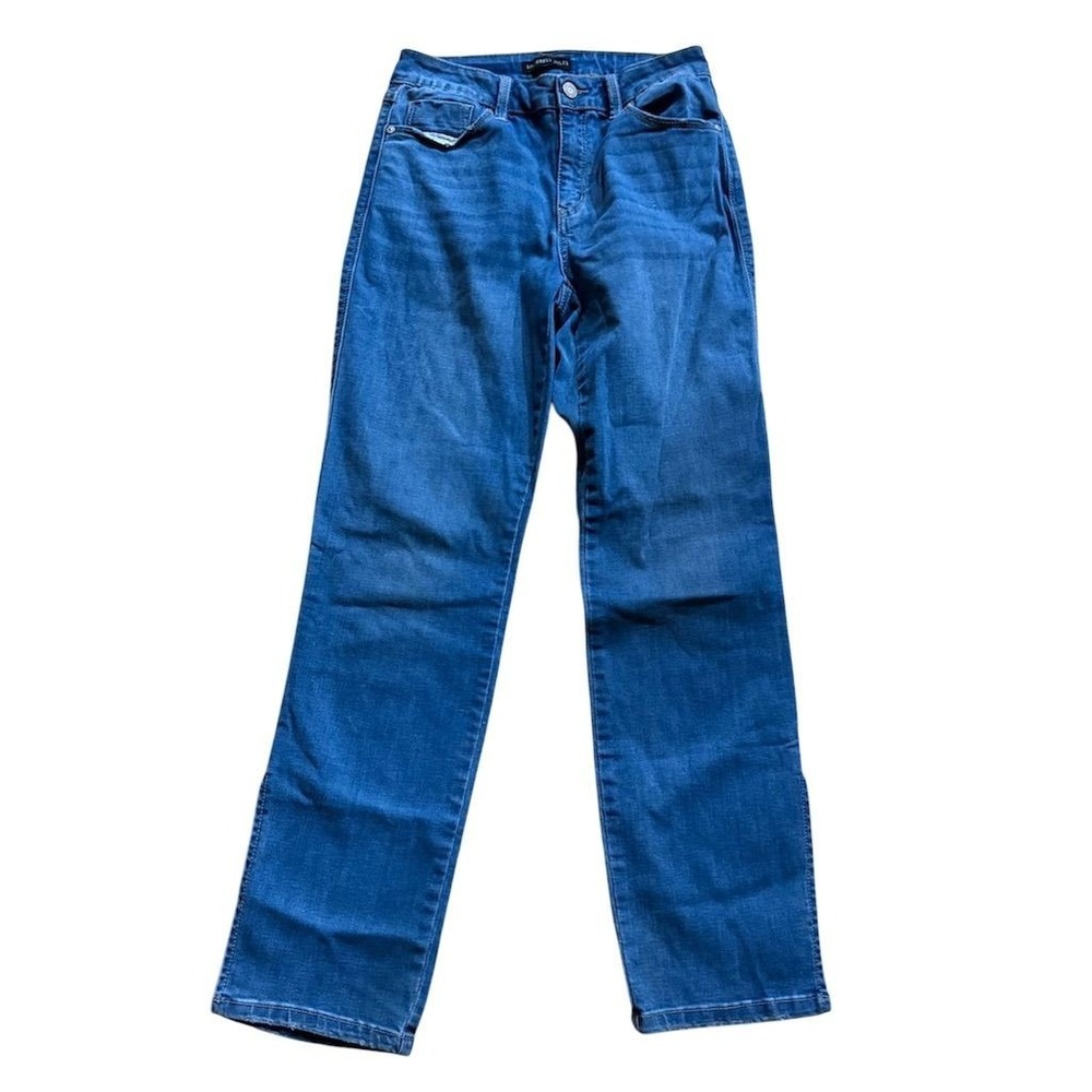 Sincerely Jules Womens Straight Jeans Size 3/26 Blue Denim whiskering Y2K medium